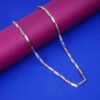 Bold silver chain for men