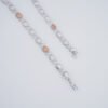 Bold silver chain for men