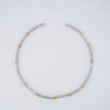 Dual-tone silver link chain