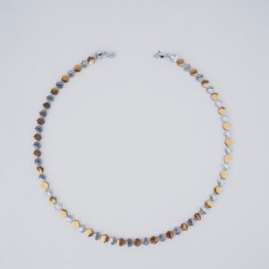 Silver and gold chain for men