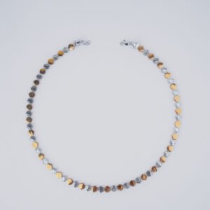 Silver and gold chain for men