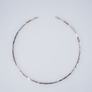 Silver and gold link chain