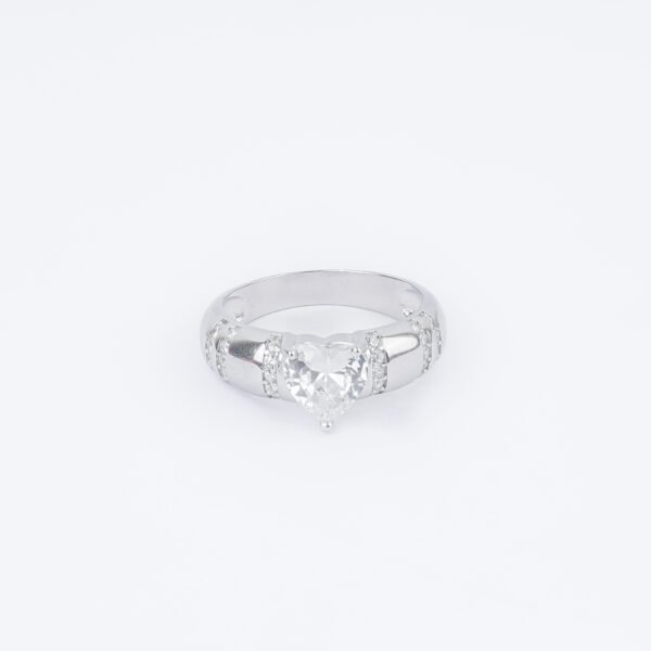 Nova Luxe Silver Engagement Ring