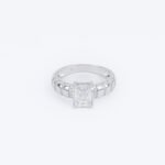 Elegant Glow Silver Promise Ring