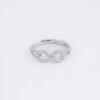 Linked in Love Silver Chain Ring