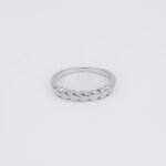 Serene Love Chain Silver Ring