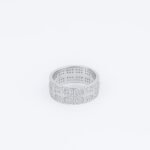 Aurora Frost Silver Designer Ring