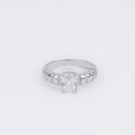 Elysian Oval Zircon Ring For Her