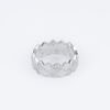 Nova Edge Diamond-Cut Silver Ring
