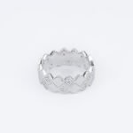 Nova Edge Diamond-Cut Silver Ring