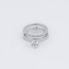 Theia Sparkling Bridal Duo Silver Ring