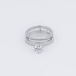 Theia Sparkling Bridal Duo Silver Ring