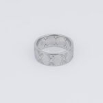 Xyla Frost Pattern Silver Ring