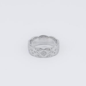 Sorelle Shine Lattice Silver Ring