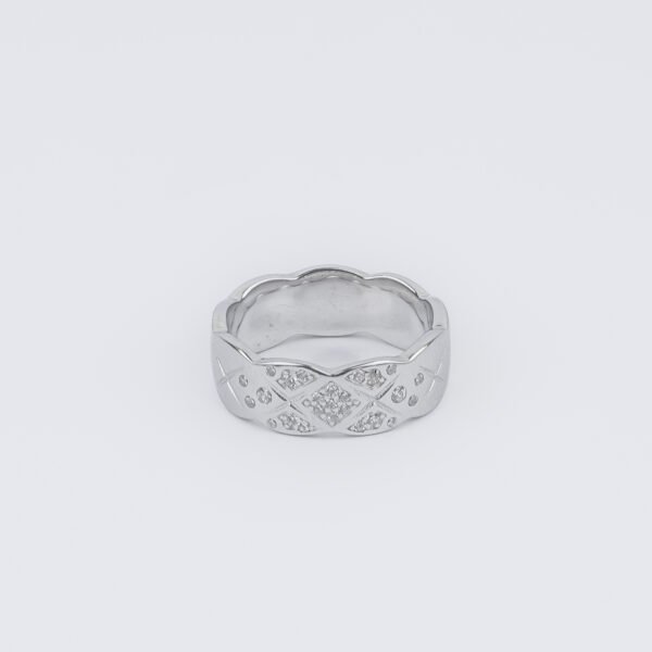 Sorelle Shine Lattice Silver Ring