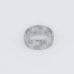 Sierra Radiant Grid Silver Ring
