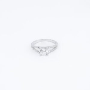 Celeste Sparkle Solitaire Silver Ring