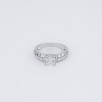 Aria Cushion Cut Silver Ring For Her