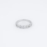 Twine Love Knot Silver Ring