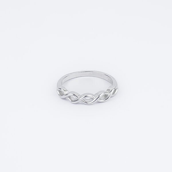 Twine Love Knot Silver Ring