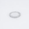 Aris Sleek Sparkle Silver Ring For Her