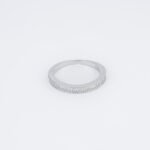 Aris Sleek Sparkle Silver Ring For Her