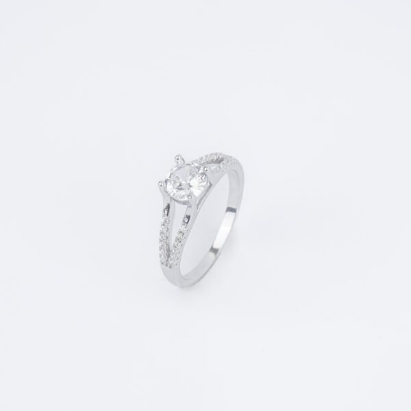 Celeste Sparkle Solitaire Silver Ring