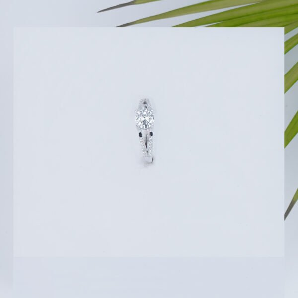 Celeste Sparkle Solitaire Silver Ring